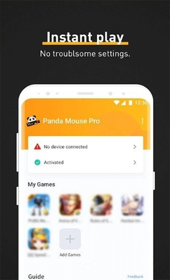 熊猫键鼠映射 - 手机畅玩PC游戏的专属外设助手 Hero图